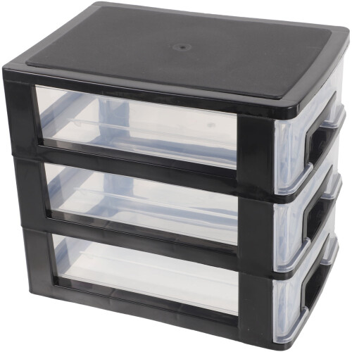 Plastic Desk Organizer Cabinet with 4 Drawers 2