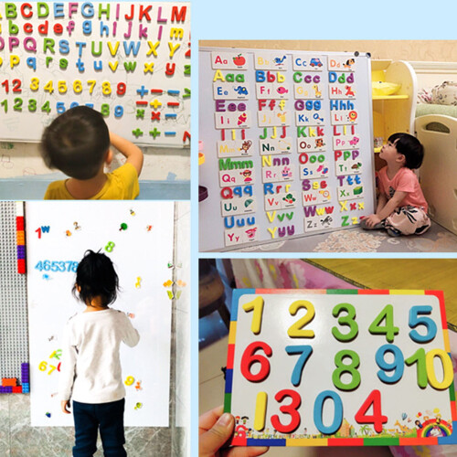 Magnetic Letters and Numbers for Classroom Education 1