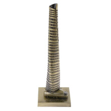 Réplique architecturale du Burj Khalifa à Dubaï, objet de collection en bronze détaillé de 13 cm, décoration pour la maison ou tout autre lieu.