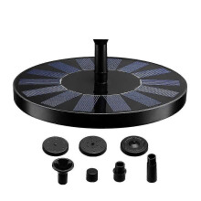 Pompe solaire pour fontaine flottante, 1,4W 7V, 4 buses réglables, pour bassin d'oiseaux et jardin extérieur
