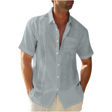 Men's Summer Gradient Short Sleeve Round Neck Tee