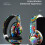 Wireless Headphones with Flashlight for Kids White 2