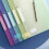 3-Prong Report Folder Plastic Letter Size with Pocket and 6