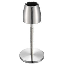 Cendrier de pied extérieur en acier inoxydable, support télescopique, résistant au vent, pour terrasse et jardin