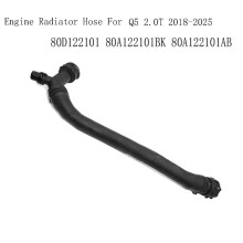 4X 80D122101 Engine Radiator Hose Cooling Hose for Q5 2.0T 2018-2025 80A122101BK 80A122101AB