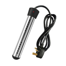 Zanurzalny podgrzewacz wody 1500 W, przenośny, z termometrem, 70C, automatyczne wyłączanie, stal nierdzewna