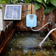 Aerador de lago solar, com bateria integrada de 3600mAh, para lagos de jardim e pesca selvagem