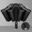Stormproof Umbrella Automatic Open Close Reverse Folding LED Light Velcro Fastener 63cm 1