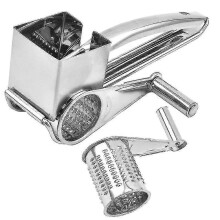 Râpe à fromage à tambour rotative, en acier inoxydable alimentaire, manuelle, compatible lave-vaisselle, pour cuisine