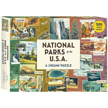 National Parks of the USA A Jigsaw Puzzle 500 Piece Puzzle by Kate Sib