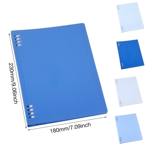 Cuaderno A5 con cubierta esmerilada extraíble e índice. 2