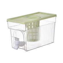 Distributeur de boissons fraîches, 3L, matériau PP, adapté au réfrigérateur, pour réunions et camping