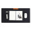 Skrivebordsmåtte 80x30cm sort filt - stor musemåtte sort 1