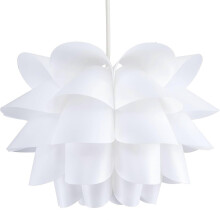 Modern Complex Design Pendant Ceiling Lamp, White Lampshade, 38*25cm, Decoration Lighting Fixture for Living Room, Dining Area, Corridor, Entrance