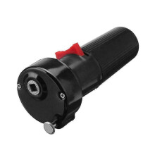 Electric Grill Rotisserie Motor, 1.5V Battery Operated Spit Rotator for BBQ Barbecue, 2-2.4r/min, 3KG Load Capacity, Rubber Flame Retardant Shell