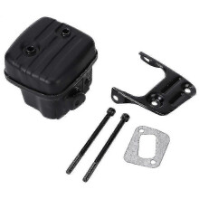 Kit de remplacement silencieux pour tronçonneuse compatible avec Husqvarna 340 345 346 346XP 350, métal réduction de bruit