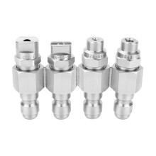 Buse de nettoyage de canalisations 4 jets, acier inoxydable, 4 gpm, pour nettoyeur haute pression