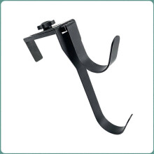 Adjustable Heavy Duty Iron Pool Pole Hanger, Size 20.5*4.5cm, for Telescopic Poles Skimmers Brushes Vacuum Hose Outdoor Storage