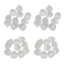 M6 white dome bolt nut caps hexagon 40 pcs