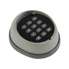 Drahtloser Türöffner mit Metalltastatur, Rolling-Code-Funktion, 433 MHz, Dualkanal, IP54 wasserdicht, für Garagentorzugangskontrolle