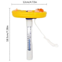 Plávajúci bazénový teplomer s kresleným motívom, ABS plast, do bazéna a vane, rozsah teplôt 0 – 50 C, rozmery 18,5 x 12 x 9 cm