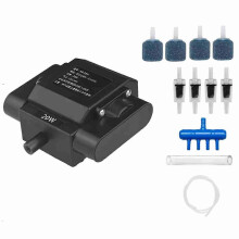 Aquarium Air Pump 20W 30W Adjustable Quiet with 4 Outlets Accessories for Tanks Ponds Hydroponics