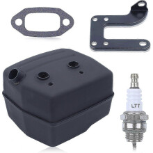 Uitlaatdemperpakking compatibel met Jonsered 625 II 630 Super 670 Husqvarna 61 268 272