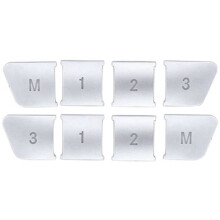 Car Styling Adjust Memory 1 2 3 M Button Cover Sitckers for GLA CLA GLK GLE CLS ML GL a B C E Class