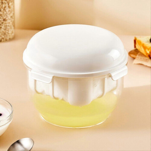 Filtro per yogurt greco, formaggio e caffè con design rimovibile e maglia fine riutilizzabile. 1
