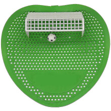 Urinal Strainer 10 Pack Lemon Fragrance Football Design Splash Reduction