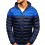 Jaqueta puffer masculina de inverno com capuz, acolchoada em algodão quente. 1