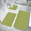 PRETXORVE Bath Mat Set Memory Foam 3 Pcs 5