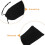 Black drawstring instrument bag for flute, clarinet, 7