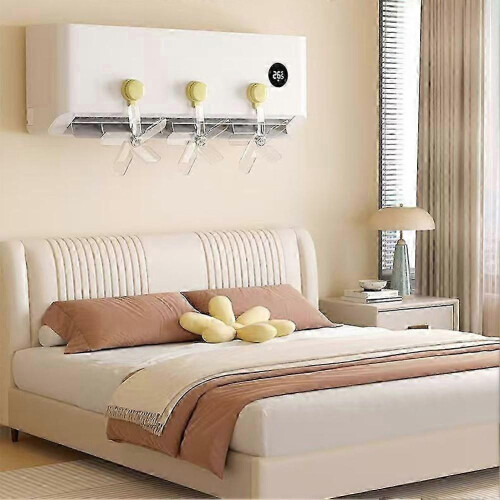 Air Conditioning Wind Deflector, 360 Degree Adjustable, ABS Environmentally Friendly Material, for Wall-mounted Units, 2/3pcs Pack 1