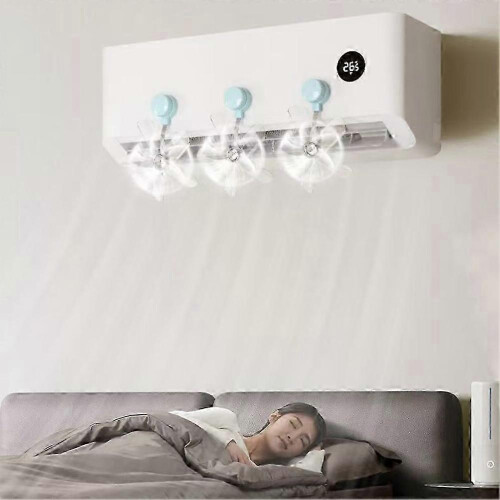 Air Conditioning Wind Deflector, 360 Degree Adjustable, ABS Environmentally Friendly Material, for Wall-mounted Units, 2/3pcs Pack 2