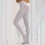 Damespanty van transparant nylon, effen kleur, wit 2