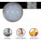 Faro LED interno compatibile con camper, roulotte e autocaravan T4 e T5, 12V, con telecomando. 5
