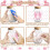 UV DTF Cup Transfer Wraps 10 Sheets Waterproof Vinyl 4