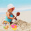 Plastic Beach Sand Shovel and Bucket Set 1 Set 3