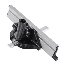 Aluminium Miter Gauge with Track Stop and Angle Plate for