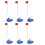 Ice Fishing Tip Ups with Flags Set 6 Pieces 1