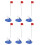 Ice Fishing Tip Ups with Flags Set 6 Pieces 2