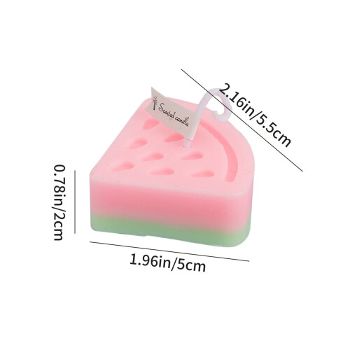 Watermelon Scented Aromatherapy Candle Geometric 1-Pack 2