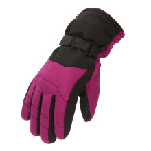 Ski Gloves Warm Waterproof Breathable Pink