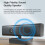 Webcam 1080p with Mic, Speaker, Mute Button and Privacy 5