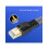 CAT8 Ethernet-kabel 40 Gbps 2000 MHz Flat sølvflettet 3