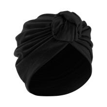 Touca Turbante Preta Feminina para Quimioterapia - Tamanho Único