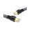 CAT8 Ethernet-kabel 40 Gbps 2000 MHz Flat sølvflettet 6
