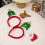 Set de 4 bentițe de Crăciun, accesorii elegante festive 8