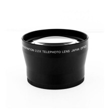 72mm 0.43x Groothoek / 2.2x Telelens, meerlaags gecoat optisch glas, magnesium-aluminium behuizing, compatibel met 72mm draad camera's camcorders